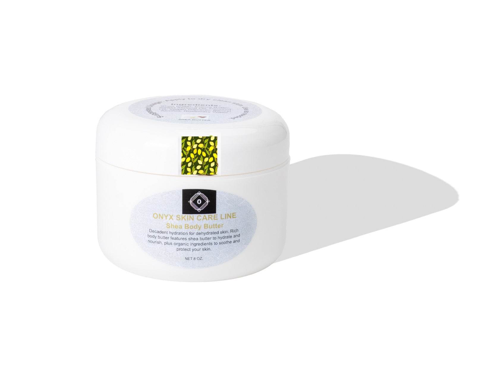 Shea Body Butter Lemongrass Organic Fragrance 8 & 2 oz. tub-0